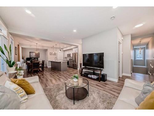 4377 Seton Drive Se, Calgary, AB - Indoor Photo Showing Living Room