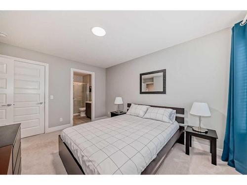 4377 Seton Drive Se, Calgary, AB - Indoor Photo Showing Bedroom