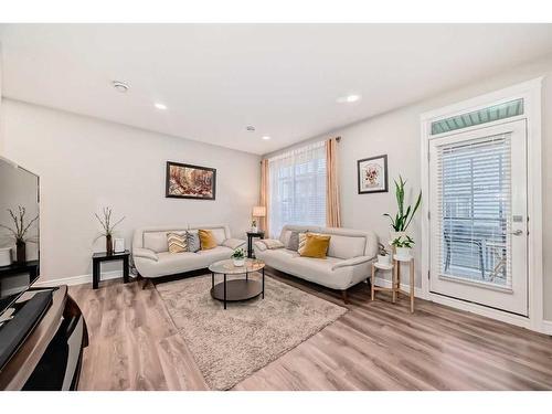 4377 Seton Drive Se, Calgary, AB - Indoor Photo Showing Living Room