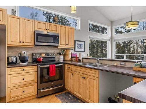 1172 Wilson Way, Canmore, AB - Indoor Photo Showing Kitchen With Double Sink