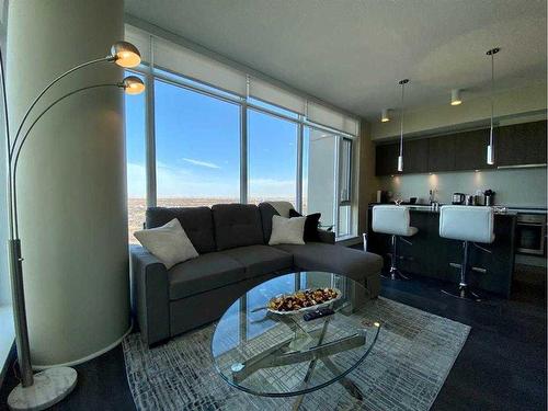 3504-1188 3 Street Se, Calgary, AB - Indoor Photo Showing Living Room