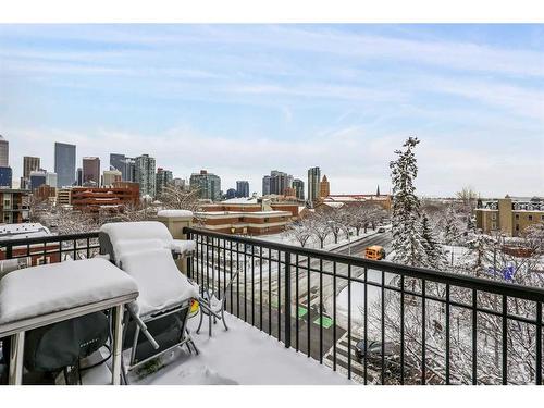 402-303 19 Avenue Sw, Calgary, AB - Outdoor With Balcony With View