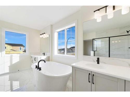 405 Crimson Ridge Place Nw, Calgary, AB - Indoor Photo Showing Bathroom