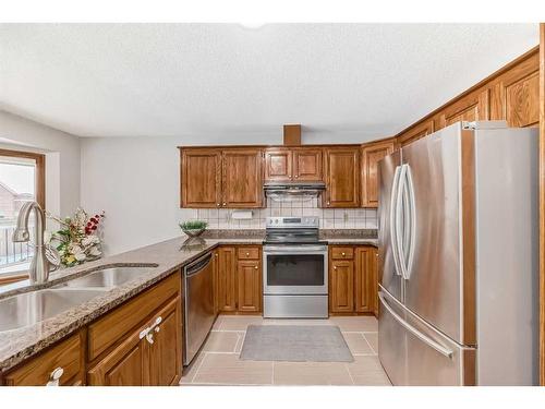 80 Suncastle Crescent Se, Calgary, AB - Indoor Photo Showing Kitchen With Double Sink