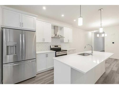 418 Alpine Avenue Sw, Calgary, AB - Indoor Photo Showing Kitchen With Stainless Steel Kitchen With Upgraded Kitchen