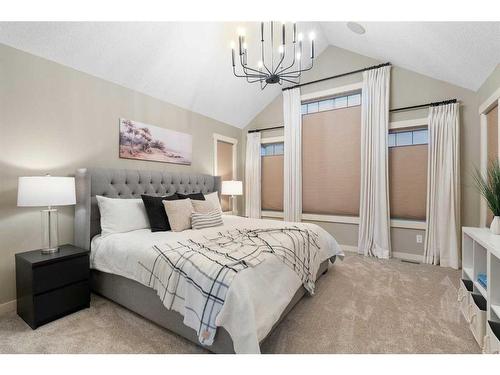 638 Coopers Drive Sw, Airdrie, AB - Indoor Photo Showing Bedroom