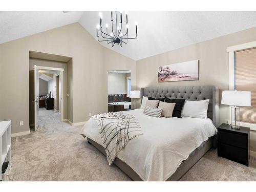 638 Coopers Drive Sw, Airdrie, AB - Indoor Photo Showing Bedroom