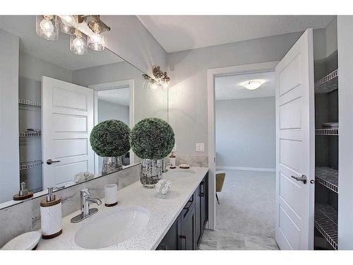 87 Waterford Manor, Chestermere, AB - Indoor Photo Showing Bathroom