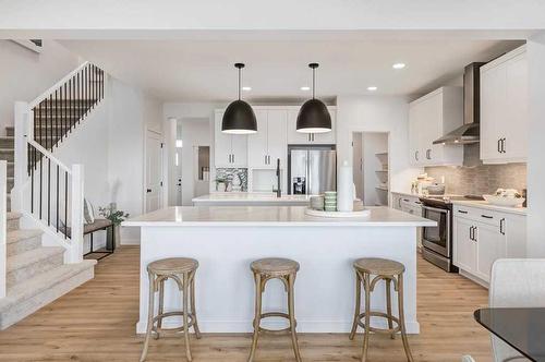 81 Walgrove Place Se, Calgary, AB - Indoor Photo Showing Kitchen With Upgraded Kitchen