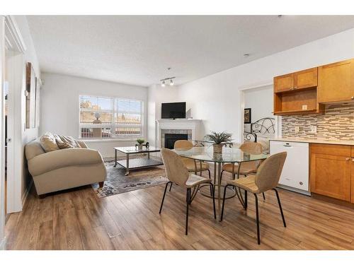 151-333 Riverfront Avenue Se, Calgary, AB - Indoor With Fireplace