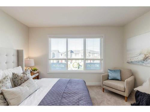 307 Belvedere Drive Se, Calgary, AB - Indoor Photo Showing Bedroom