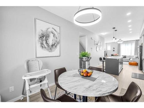 307 Copperstone Manor Se, Calgary, AB - Indoor Photo Showing Dining Room