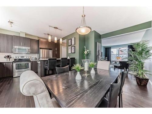 703-10 Auburn Bay Avenue Se, Calgary, AB - Indoor Photo Showing Dining Room