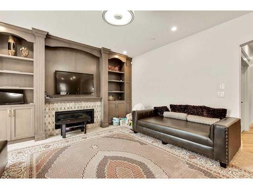 58 Lucas Cove Nw, Calgary, AB - Indoor With Fireplace