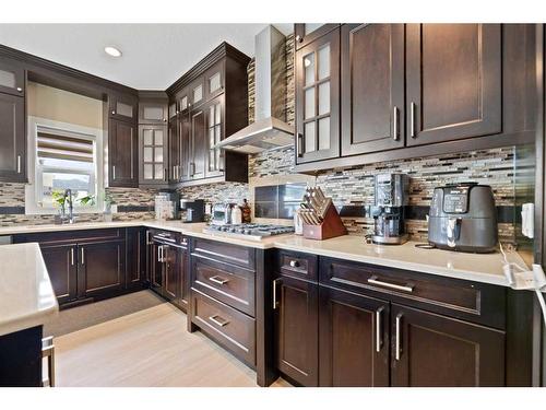 150 Saddlelake Grove Ne, Calgary, AB - Indoor Photo Showing Kitchen With Double Sink