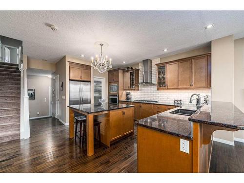 204 Auburn Springs Close Se, Calgary, AB - Indoor Photo Showing Kitchen With Stainless Steel Kitchen With Upgraded Kitchen