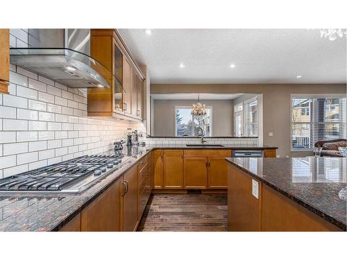 204 Auburn Springs Close Se, Calgary, AB - Indoor Photo Showing Kitchen With Upgraded Kitchen