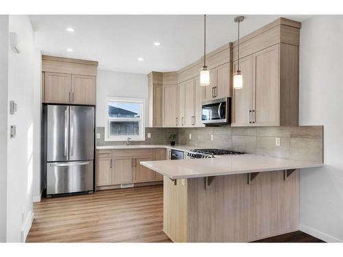 296 Cornerbrook Drive, Calgary, AB - Indoor Photo Showing Kitchen With Upgraded Kitchen