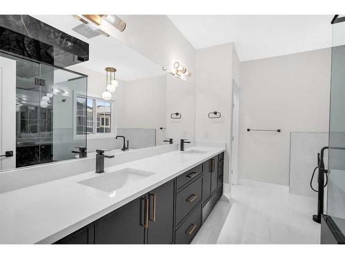 11 South Shore Road, Chestermere, AB - Indoor Photo Showing Bathroom