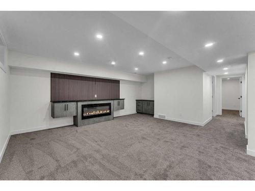 3244 Barr Road Nw, Calgary, AB - Indoor With Fireplace