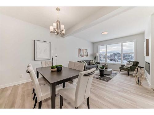 100 Wolf Hollow Villas Se, Calgary, AB - Indoor Photo Showing Dining Room