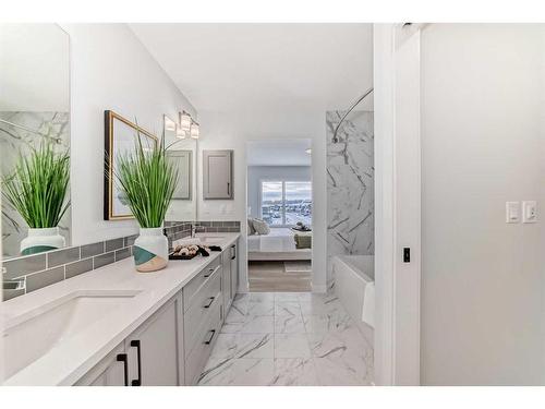 100 Wolf Hollow Villas Se, Calgary, AB - Indoor Photo Showing Bathroom