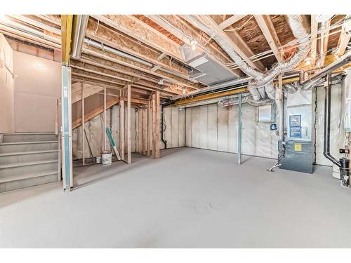 100 Wolf Hollow Villas Se, Calgary, AB - Indoor Photo Showing Basement