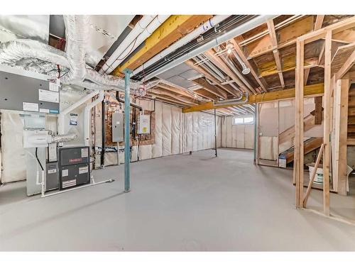 100 Wolf Hollow Villas Se, Calgary, AB - Indoor Photo Showing Basement