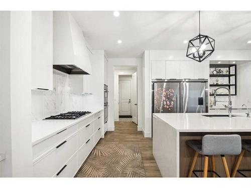 59 Timberline Point Sw, Calgary, AB - Indoor Photo Showing Kitchen With Upgraded Kitchen