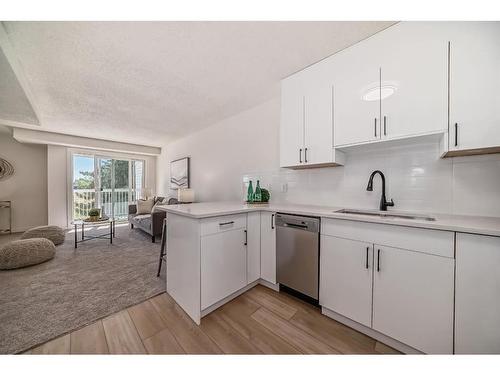 138-3015 51 Street Sw, Calgary, AB - Indoor Photo Showing Kitchen