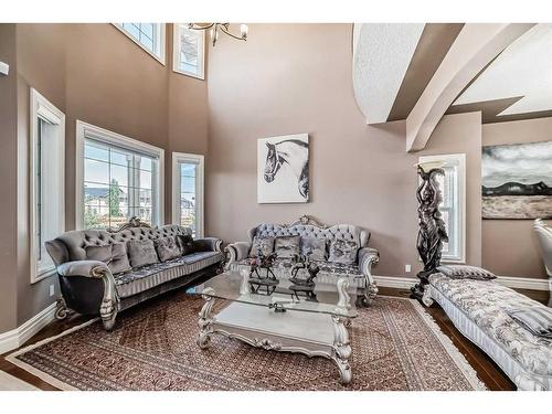 550 Marina Drive, Chestermere, AB - Indoor Photo Showing Living Room