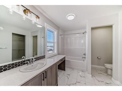 58 Cobbleridge Place Sw, Airdrie, AB - Indoor Photo Showing Bathroom