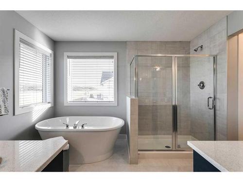 91 Sundown Crescent, Cochrane, AB - Indoor Photo Showing Bathroom