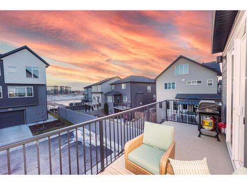 135 Skyview Ranch Circle Ne, Calgary, AB - Outdoor With Balcony With Exterior