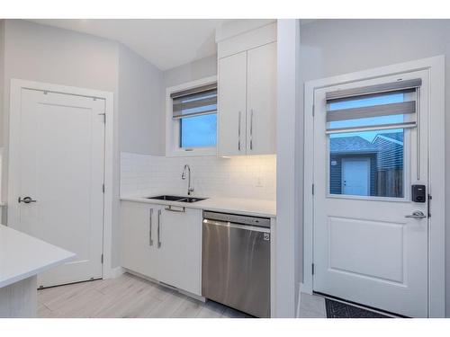 1288 Cornerstone Way Ne, Calgary, AB - Indoor Photo Showing Kitchen With Double Sink