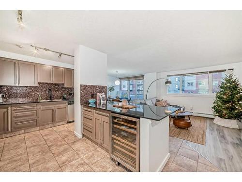 302-429 14 Street Nw, Calgary, AB - Indoor Photo Showing Kitchen