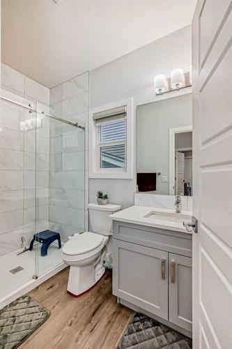 760 Corner Meadows Way Ne, Calgary, AB - Indoor Photo Showing Bathroom