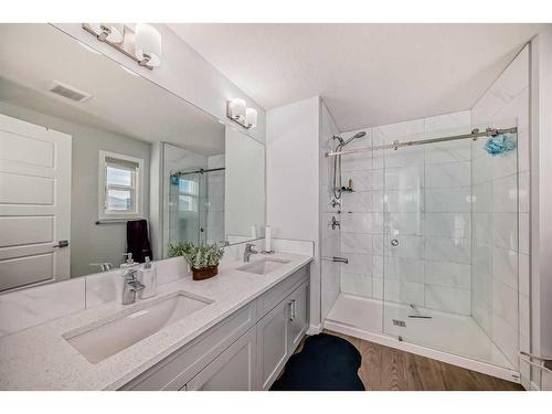 760 Corner Meadows Way Ne, Calgary, AB - Indoor Photo Showing Bathroom