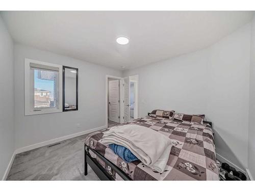 760 Corner Meadows Way Ne, Calgary, AB - Indoor Photo Showing Bedroom