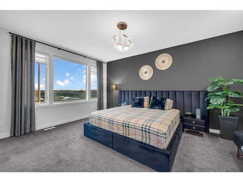 608 West Lakeview Drive, Chestermere, AB - Indoor Photo Showing Bedroom