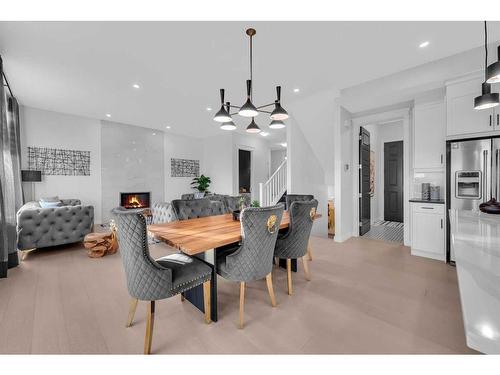 608 West Lakeview Drive, Chestermere, AB - Indoor Photo Showing Dining Room