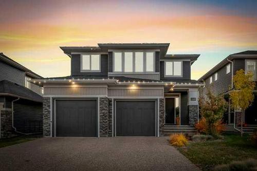 608 West Lakeview Drive, Chestermere, AB - Outdoor With Facade