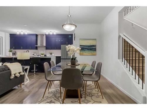 901 Windsong Drive Sw, Airdrie, AB - Indoor Photo Showing Dining Room