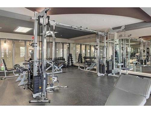 2511-11811 Lake Fraser Drive Se, Calgary, AB - Indoor Photo Showing Gym Room