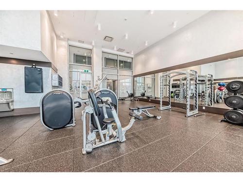 1608-930 16 Avenue Sw, Calgary, AB - Indoor Photo Showing Gym Room