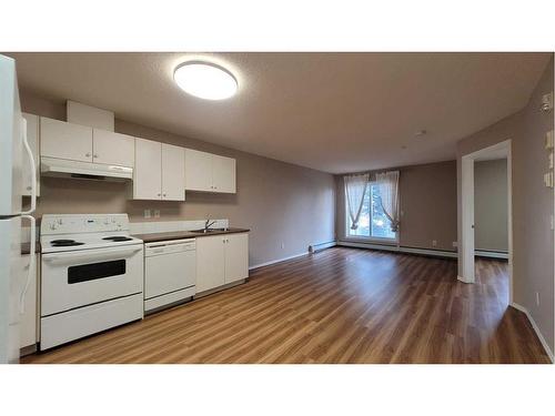 220-260 Shawville Way Se, Calgary, AB - Indoor Photo Showing Kitchen With Double Sink