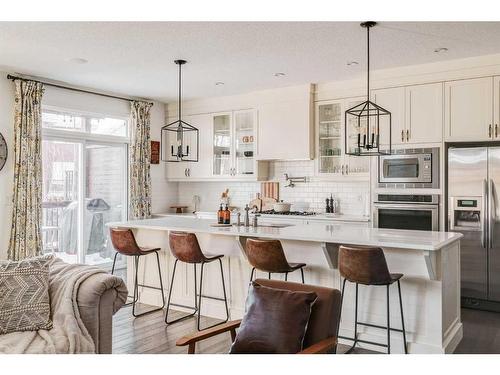 65 Auburn Springs Place Se, Calgary, AB - Indoor Photo Showing Kitchen With Upgraded Kitchen