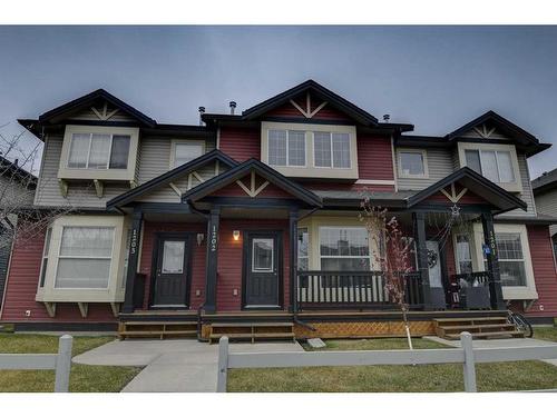 1202-2066 Luxstone Boulevard Sw, Airdrie, AB - Outdoor With Facade