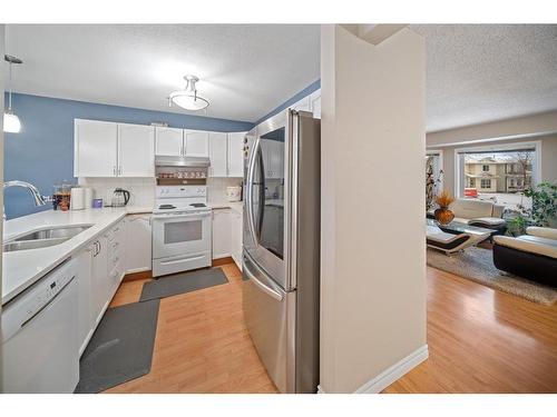 55 Erin Crescent Se, Calgary, AB - Indoor Photo Showing Kitchen With Double Sink