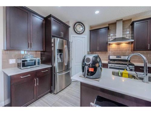 115 Savanna Parade Ne, Calgary, AB - Indoor Photo Showing Kitchen With Upgraded Kitchen